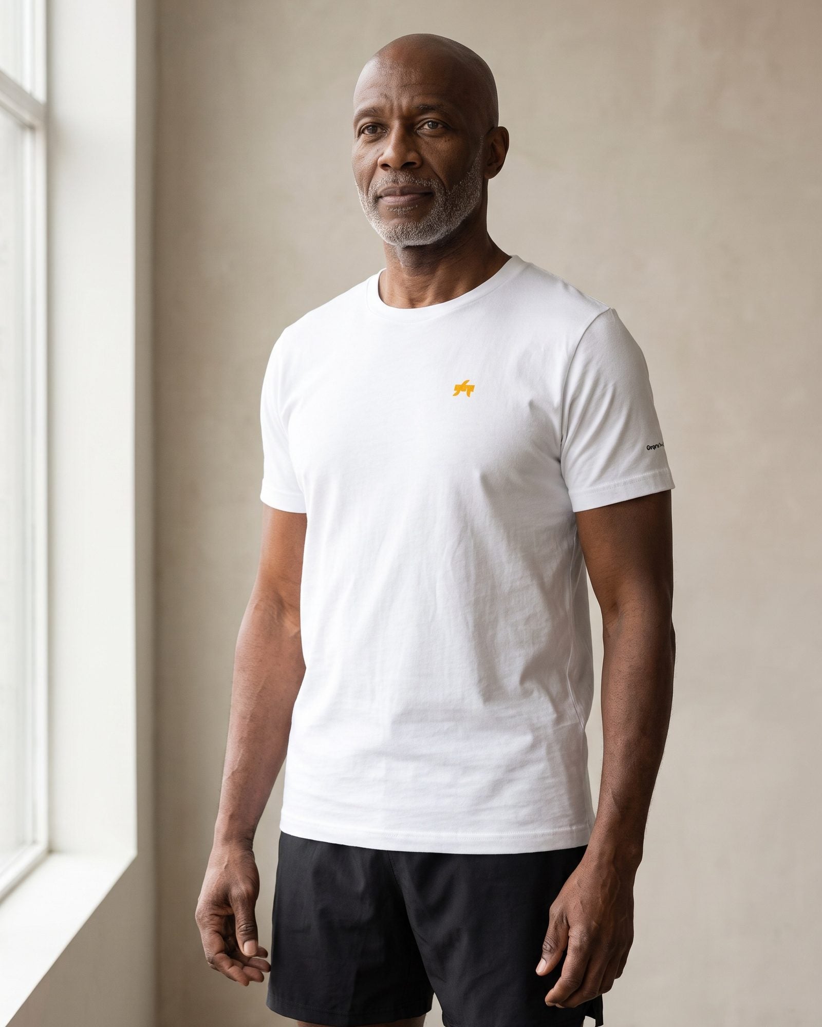 Long-Game Slogan Tee — White