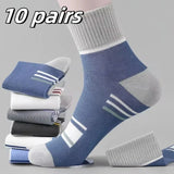Men's Bamboo Fiber Socks Breathable Crew Sports Socks, photo 28