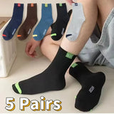 Men's Bamboo Fiber Socks Breathable Crew Sports Socks, photo 47