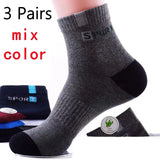 Men's Bamboo Fiber Socks Breathable Crew Sports Socks, photo 39