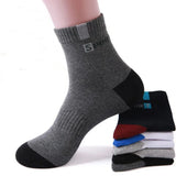 Men's Bamboo Fiber Socks Breathable Crew Sports Socks, photo 4
