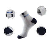 Men's Bamboo Fiber Socks Breathable Crew Sports Socks, photo 7