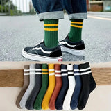 Men's Bamboo Fiber Socks Breathable Crew Sports Socks, photo 46