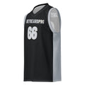 Jersey 66 — Basketball, Black/Silver