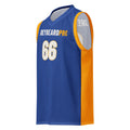 Jersey 66 — Basketball, Blue/White