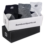 Premium Bamboo Rayon Quarter High Crew Socks - 3 Pair and 6 Pair Packs Available, photo 23