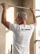 Long-Game Slogan Tee — White, photo 7